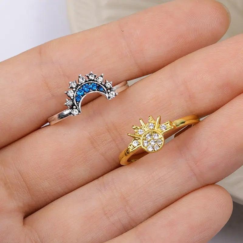 Anillos set Sol y Luna 🌞🌜
