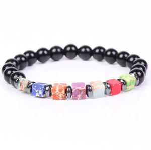 Pulsera 7 Chakras Esmaltado