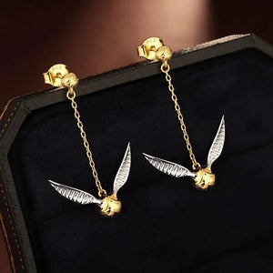 Aretes Snitch Dorada