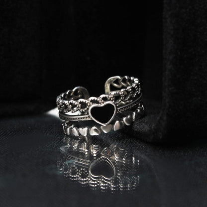 Anillo Corazones Boho