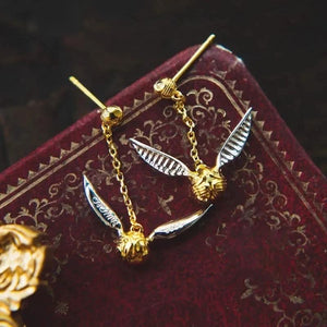 Aretes Snitch Dorada