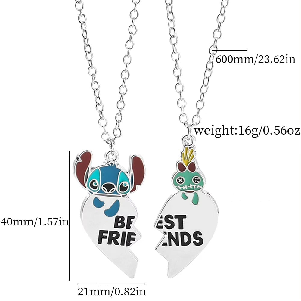 Set Collares Amistad - Stitch