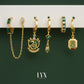 Set aretes Slytherin