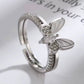 Anillo Doble - Mariposa Ypacarí
