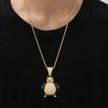 Collar Snorlax Brillante
