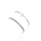 Pulsera doble Cruz
