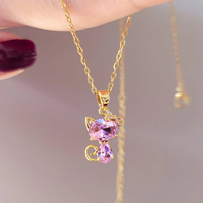 Collar Gatito Rosa 🐈