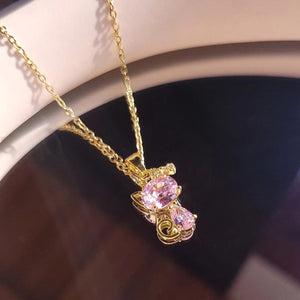 Collar Gatito Rosa 🐈