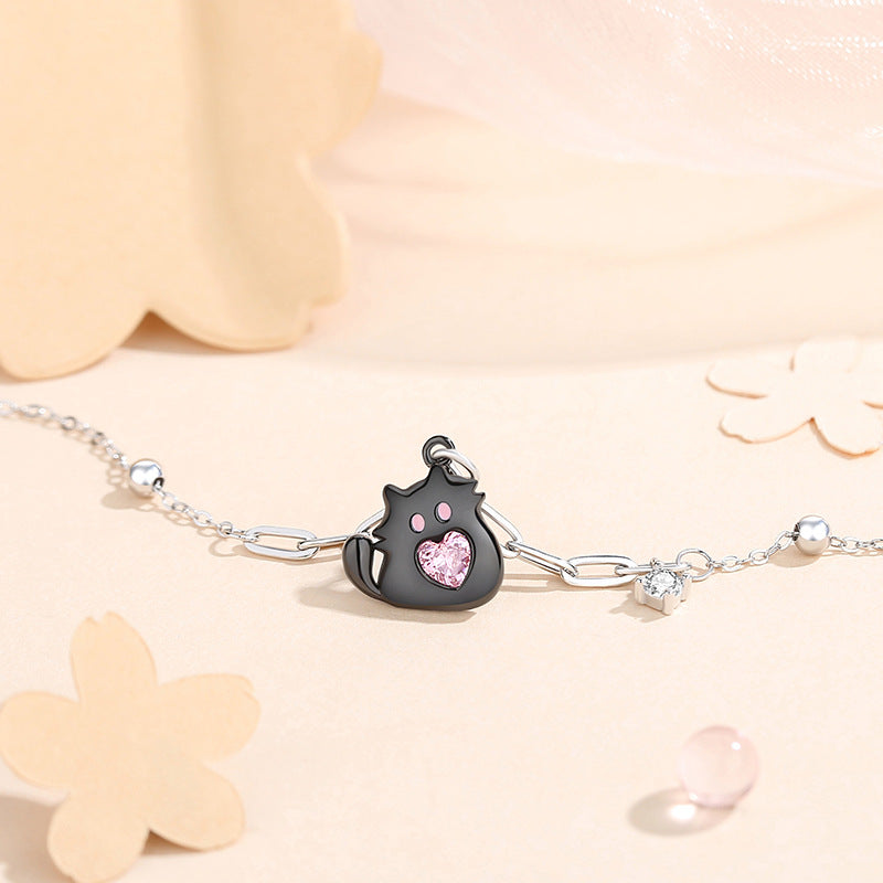 Pulsera gatito negro