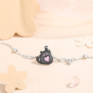 Pulsera gatito negro
