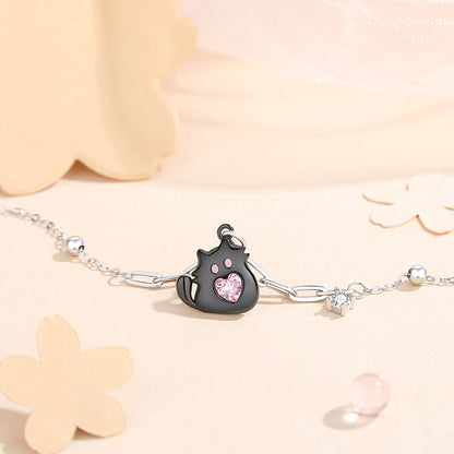 Pulsera gatito negro