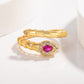 Anillo Serpiente Carmesí