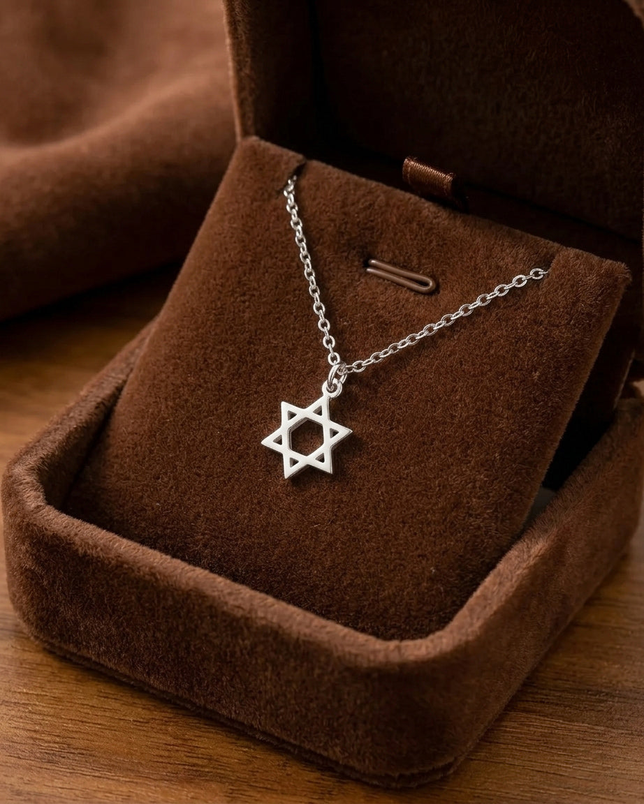 Collar estrella de David