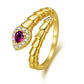Anillo Serpiente Carmesí