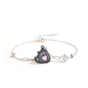 Pulsera gatito negro